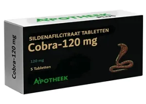 Cobra 120mg Citrate de Sildenafil 5 Tabletten