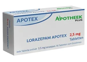 Lorazepam 2.5mg 30 Tabletten