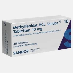 Ritaline Methylphenidate HCI Sandoz 10mg 30 Tabletten