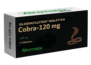 Cobra 120mg Citrate de Sildenafil 5 Tabletten